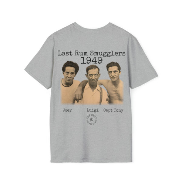 Last Rum Smugglers 1949 Capt Tony Unisex Softstyle T-Shirt - Image 8