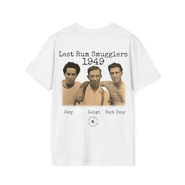 Last Rum Smugglers 1949 Capt Tony Unisex Softstyle T-Shirt - Image 5