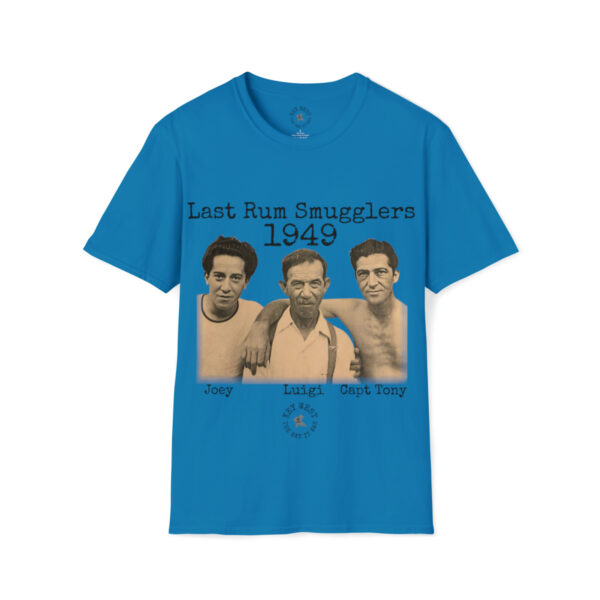 Last Rum Smugglers 1949 Capt Tony Unisex Softstyle T-Shirt - Image 43