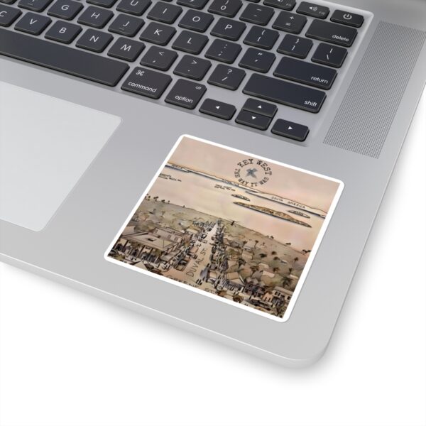 Key West Sticker - The way it was - Square Stickers - Image 2