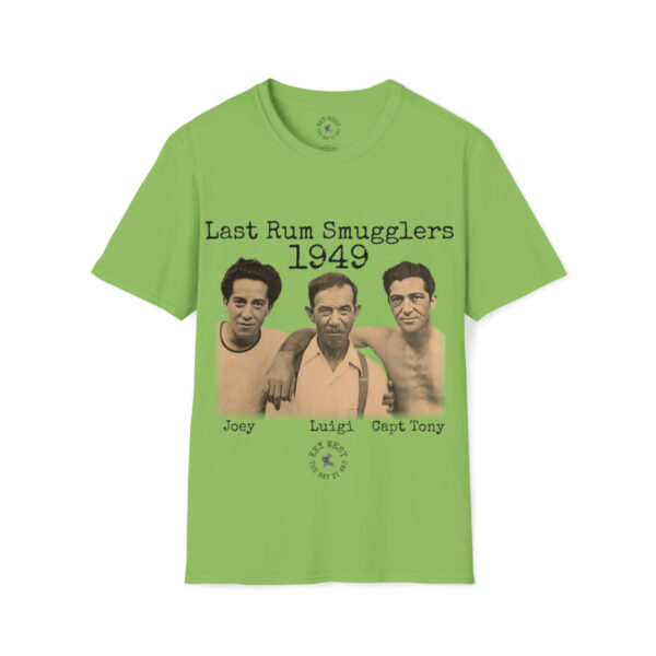 Last Rum Smugglers 1949 Capt Tony Unisex Softstyle T-Shirt - Image 16