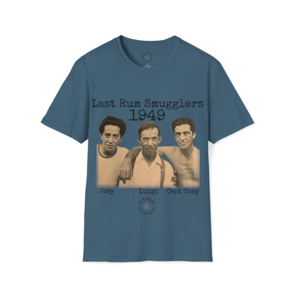 Last Rum Smugglers 1949 Capt Tony Unisex Softstyle T-Shirt - Image 37