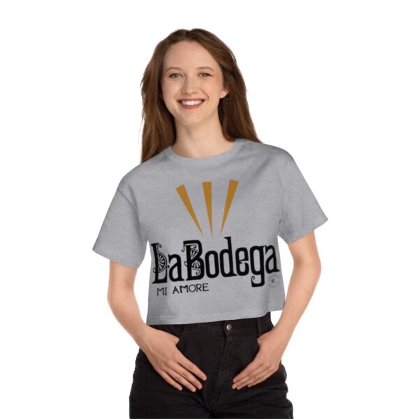 La Bodega Crop Tee Shirt - Front print only - Image 9