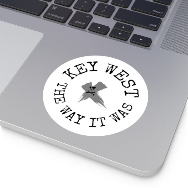 Key West The Way it Was - Round Sticker