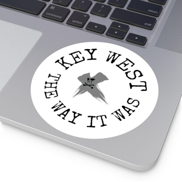 Key West The Way it Was - Round Sticker - Image 15