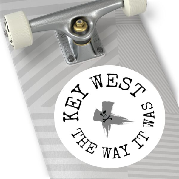 Key West The Way it Was - Round Sticker - Image 9