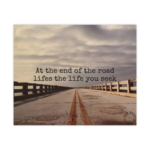 Original 7 mile bridge poster - Life you seek - Premium Matte Poster - Image 10