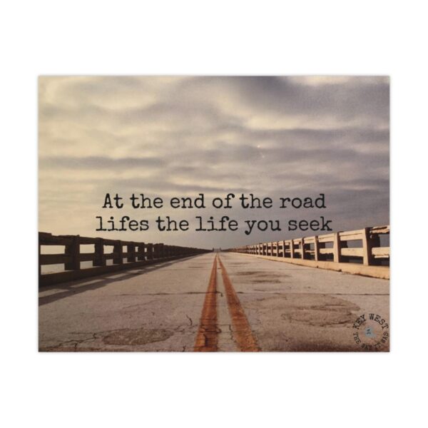 Original 7 mile bridge poster - Life you seek - Premium Matte Poster - Image 13