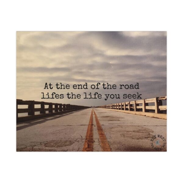 Original 7 mile bridge poster - Life you seek - Premium Matte Poster - Image 19