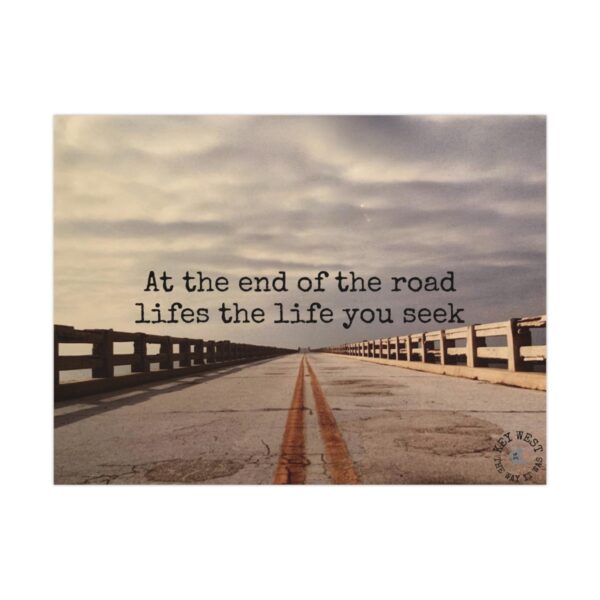 Original 7 mile bridge poster - Life you seek - Premium Matte Poster - Image 2