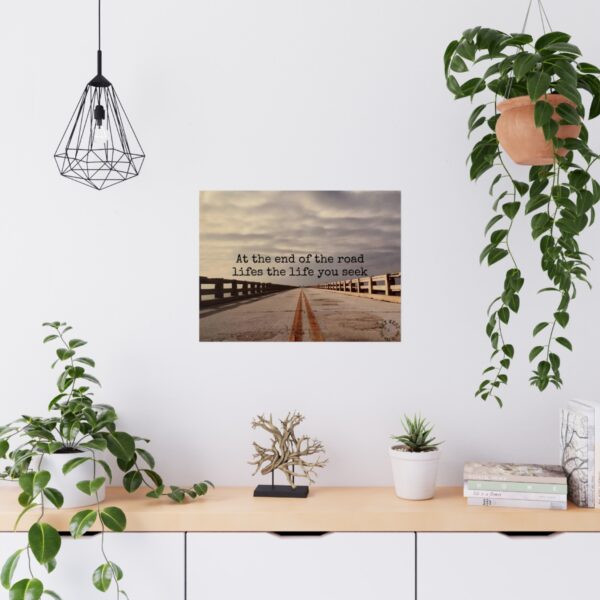 Original 7 mile bridge poster - Life you seek - Premium Matte Poster - Image 3