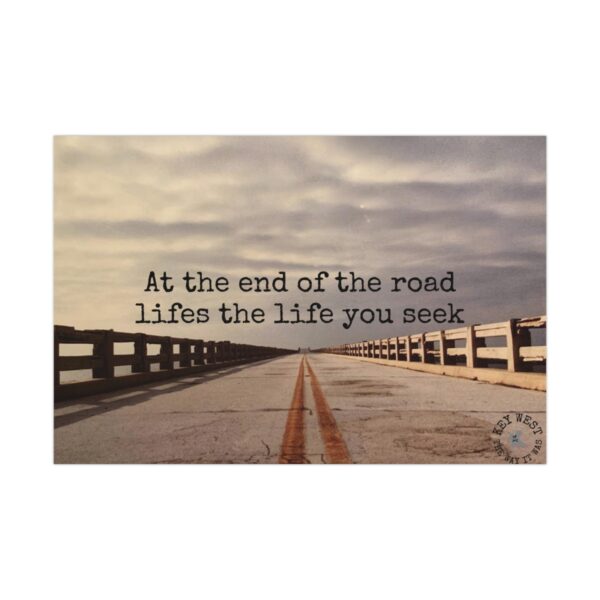 Original 7 mile bridge poster - Life you seek - Premium Matte Poster - Image 4