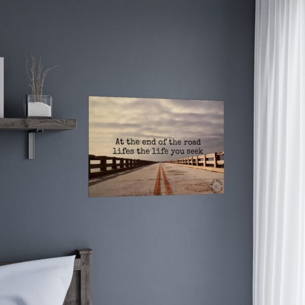 Original 7 mile bridge poster - Life you seek - Premium Matte Poster - Image 5