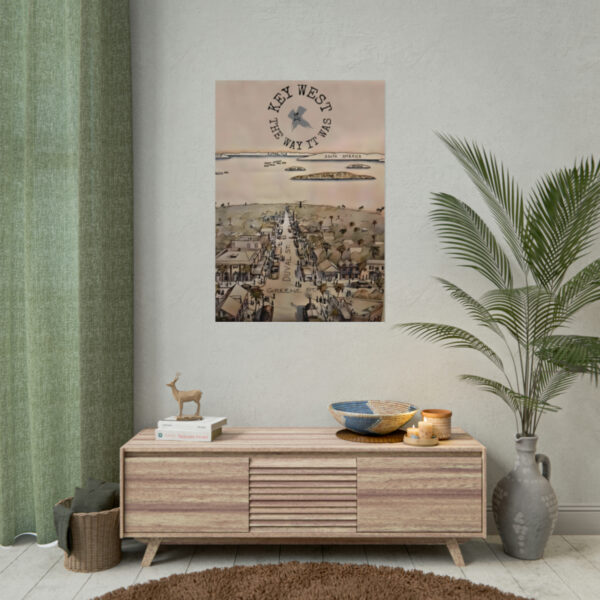 1980s KEY WEST FLYOVER POSTER
