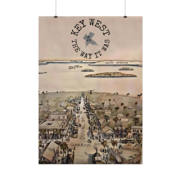1980s KEY WEST FLYOVER POSTER - Image 3