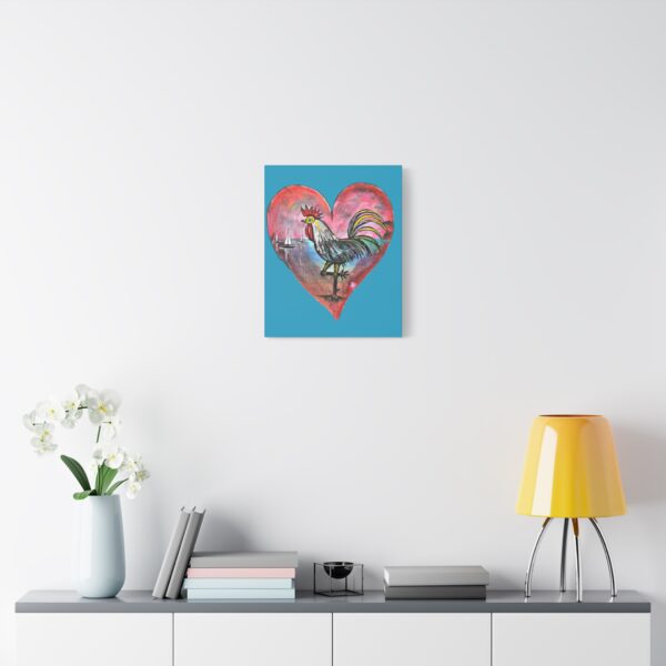 Heartfelt Rooster Canvas Wall Art - Image 35