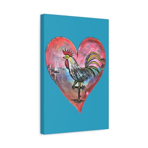 Heartfelt Rooster Canvas Wall Art - Image 22