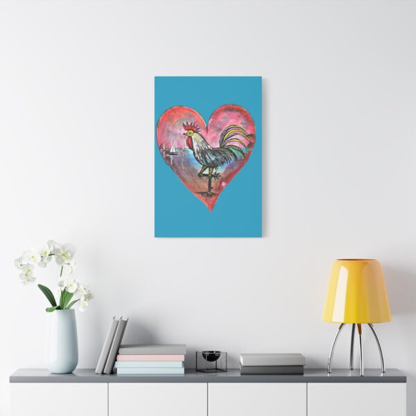 Heartfelt Rooster Canvas Wall Art - Image 55