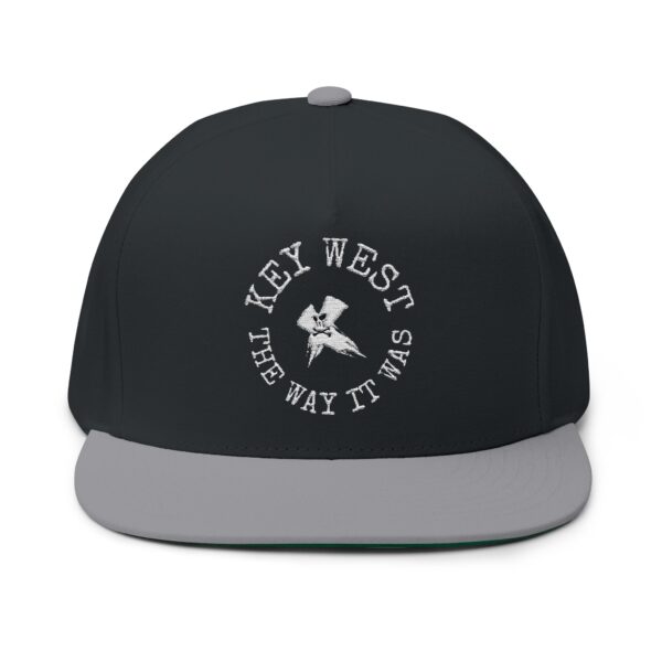Flat Bill Cap Key West Logo Hat - Celebrating Historic Key West, Florida - Image 13
