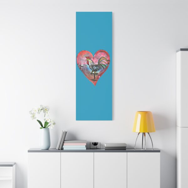 Heartfelt Rooster Canvas Wall Art - Image 63