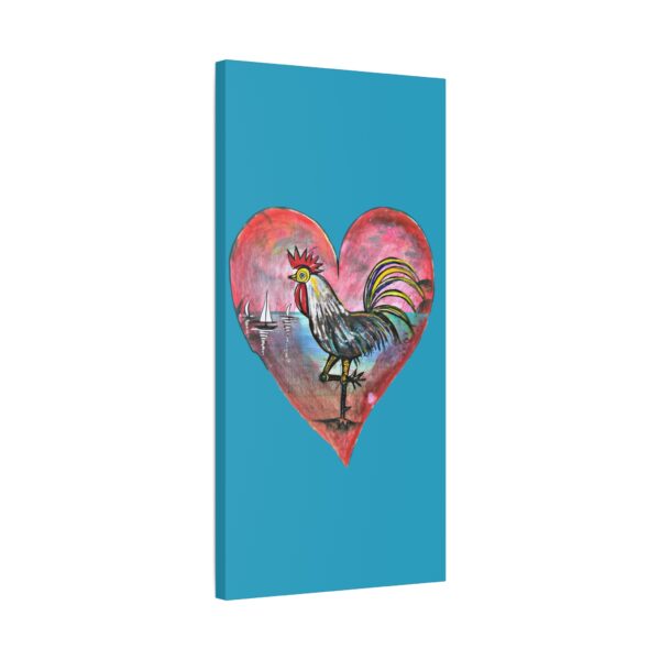 Heartfelt Rooster Canvas Wall Art - Image 30