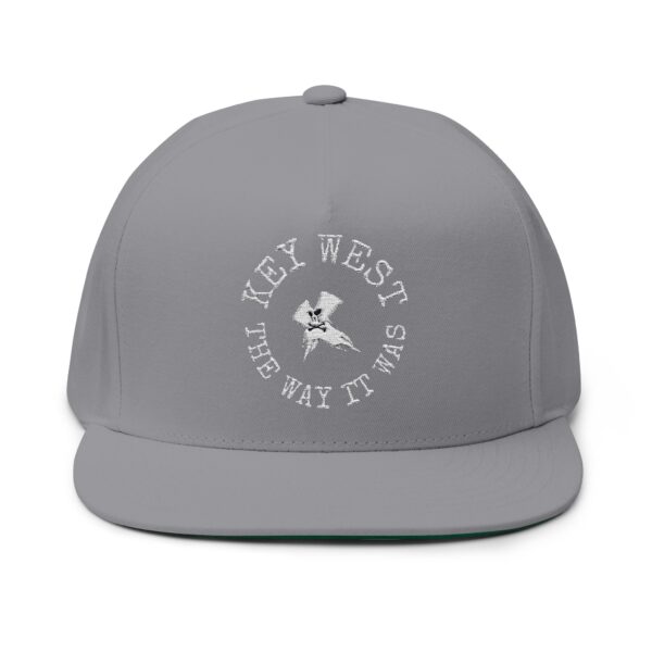 Flat Bill Cap Key West Logo Hat - Celebrating Historic Key West, Florida - Image 5