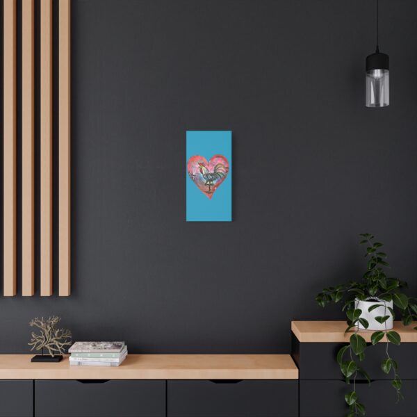 Heartfelt Rooster Canvas Wall Art - Image 12