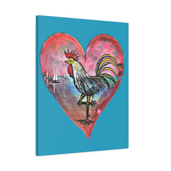 Heartfelt Rooster Canvas Wall Art - Image 66