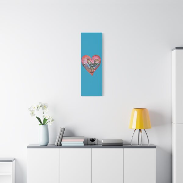 Heartfelt Rooster Canvas Wall Art - Image 27
