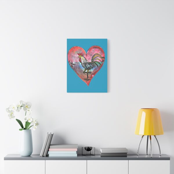 Heartfelt Rooster Canvas Wall Art - Image 47