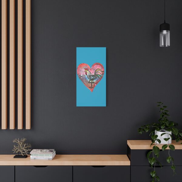 Heartfelt Rooster Canvas Wall Art - Image 32