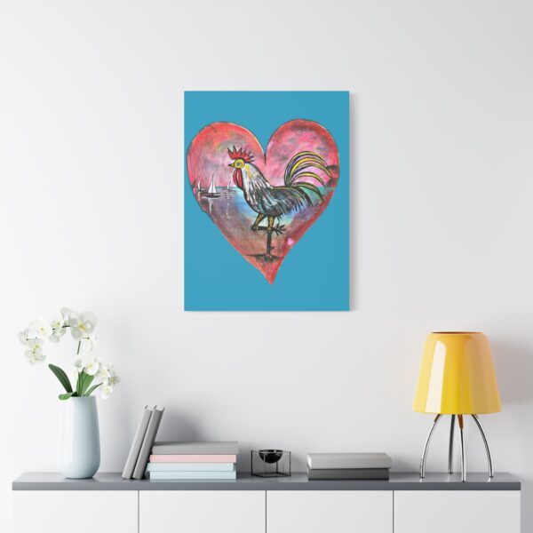 Heartfelt Rooster Canvas Wall Art - Image 71