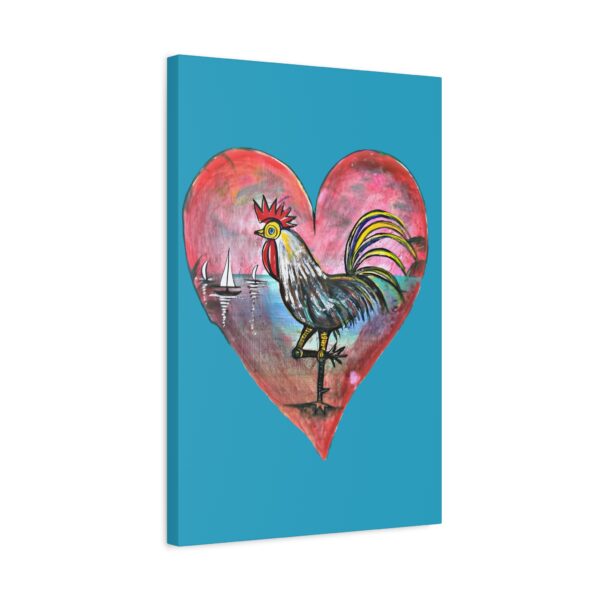Heartfelt Rooster Canvas Wall Art - Image 38