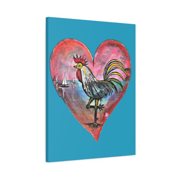 Heartfelt Rooster Canvas Wall Art - Image 70