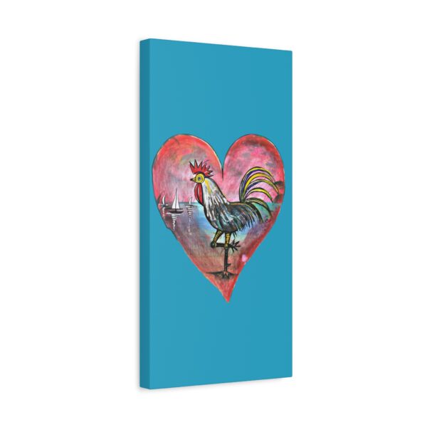 Heartfelt Rooster Canvas Wall Art - Image 10