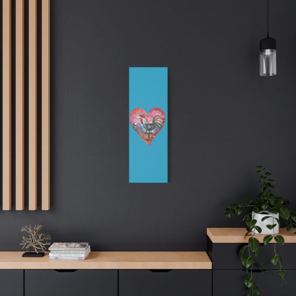 Heartfelt Rooster Canvas Wall Art - Image 28
