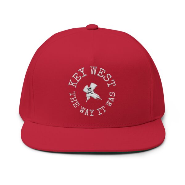 Flat Bill Cap Key West Logo Hat - Celebrating Historic Key West, Florida - Image 21