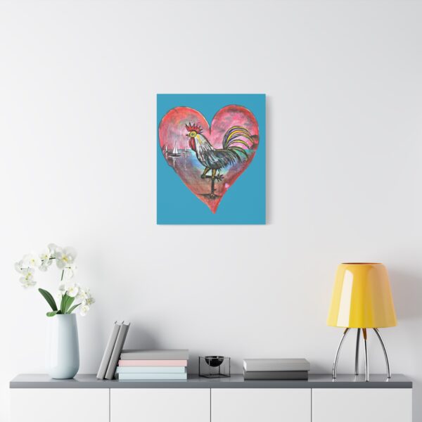 Heartfelt Rooster Canvas Wall Art - Image 51