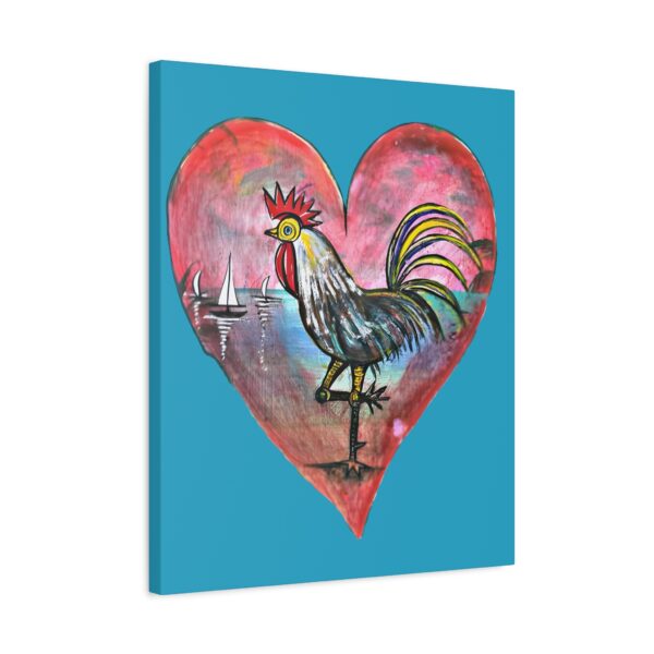 Heartfelt Rooster Canvas Wall Art - Image 50