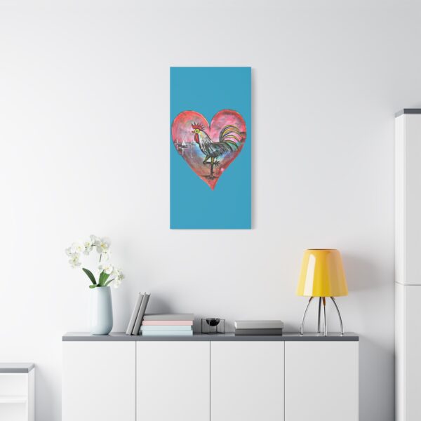 Heartfelt Rooster Canvas Wall Art - Image 59