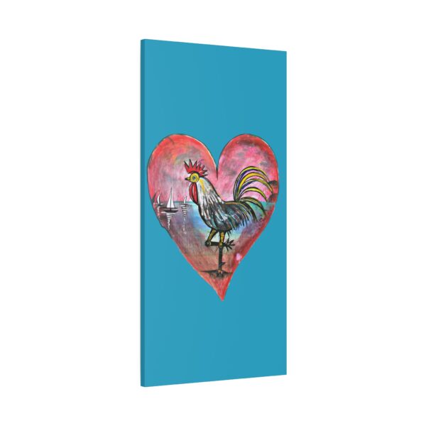 Heartfelt Rooster Canvas Wall Art - Image 78