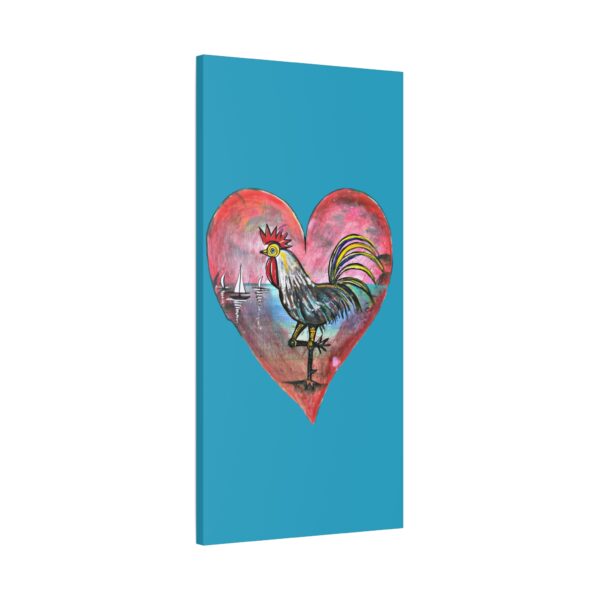 Heartfelt Rooster Canvas Wall Art - Image 58