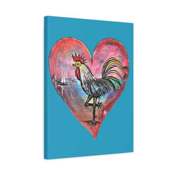 Heartfelt Rooster Canvas Wall Art - Image 46