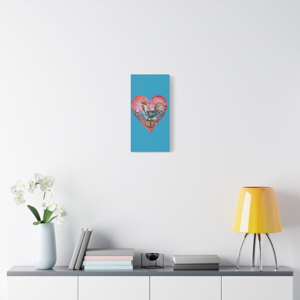 Heartfelt Rooster Canvas Wall Art - Image 11