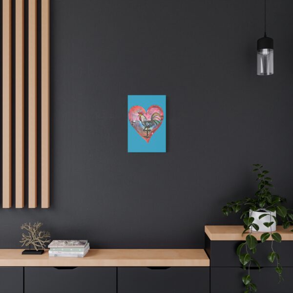 Heartfelt Rooster Canvas Wall Art - Image 24